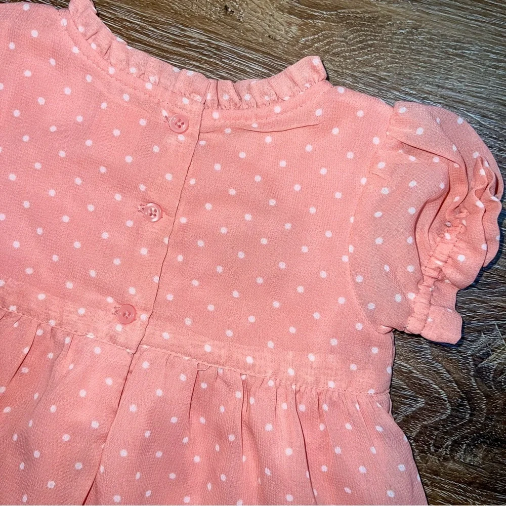 babyGAP Baby Girls Chiffon Dress, Potpourri Pink, Size 12-18M